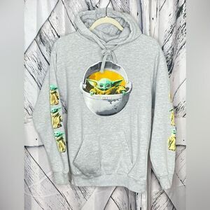Star Wars Mandalorian Baby Yoda Sweatshirt Hoodie S